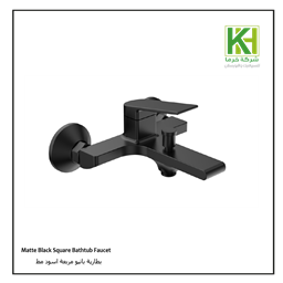Show details for Matte Black Square Bathtub Faucet Picture of Matte Black Square Bathtub Faucet